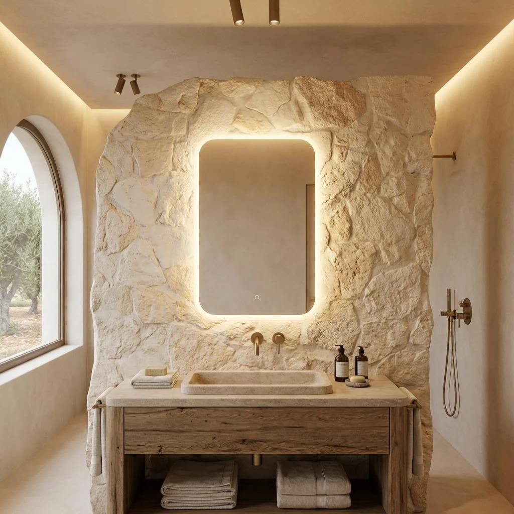Custom project bathroom mirror sample for wholesale and OEM manufacturing programs.