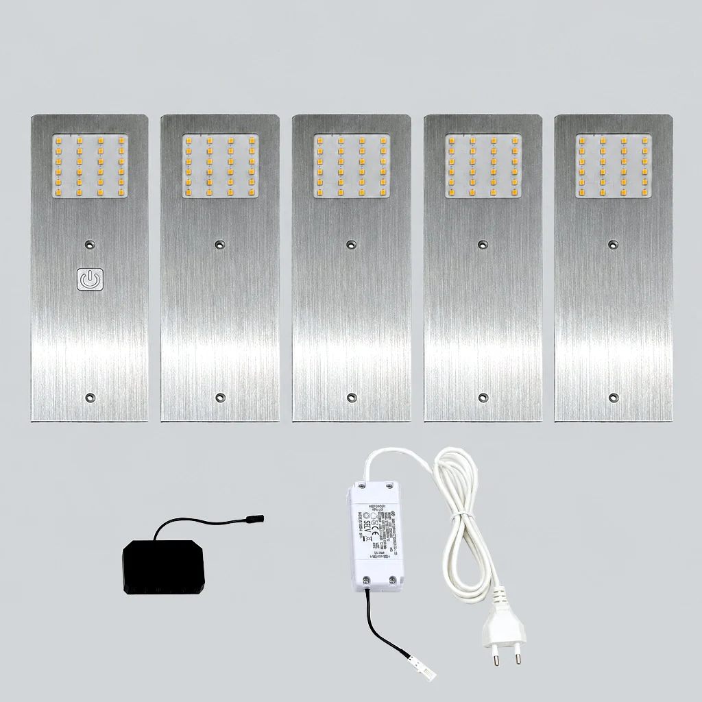 Aster D brushed aluminum 5 Kit complete set