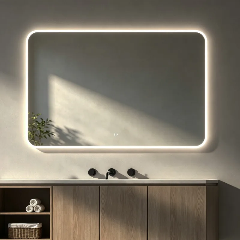 NewThingLine Siena LED Bathroom Mirror 127x83cm front view