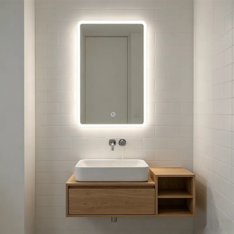 NewThingLine Siena LED Bathroom Mirror 30x50cm front view