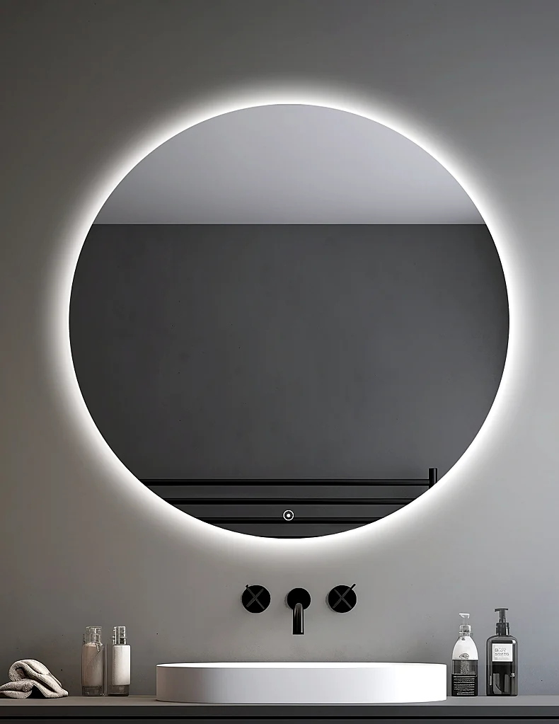 Corona Round LED Bathroom Mirror