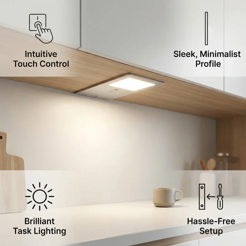 LED wardrobe light for interior cabinet and closet lighting projects